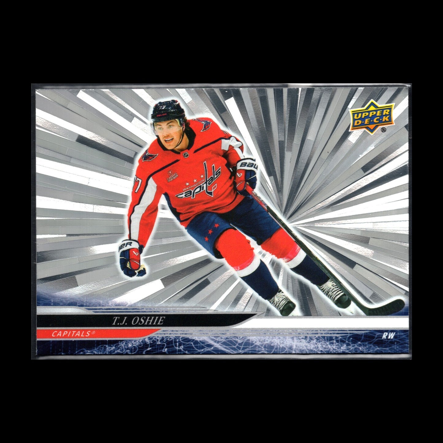 2024-25 UD Series 1 T.J. OSHIE #192 Outburst - Washington Capitals