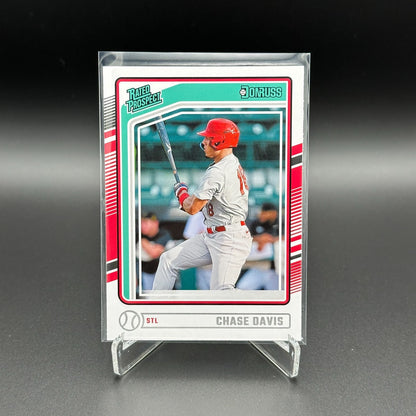 2024 Panini Donruss CHASE DAVIS #104 Rated Prospect RC