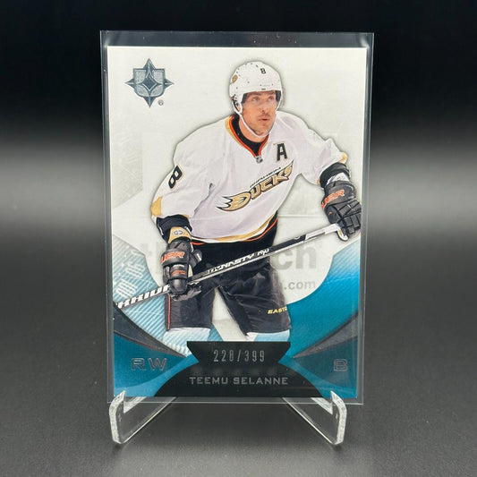 2012-13 UD Ultimate Collection TEEMU SELANNE #1 /399 - Anaheim Ducks