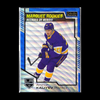 2020-21 O-Pee-Chee Platinum ARTHUR KALIYEV #192 Marquee rookie Blue Surge RC