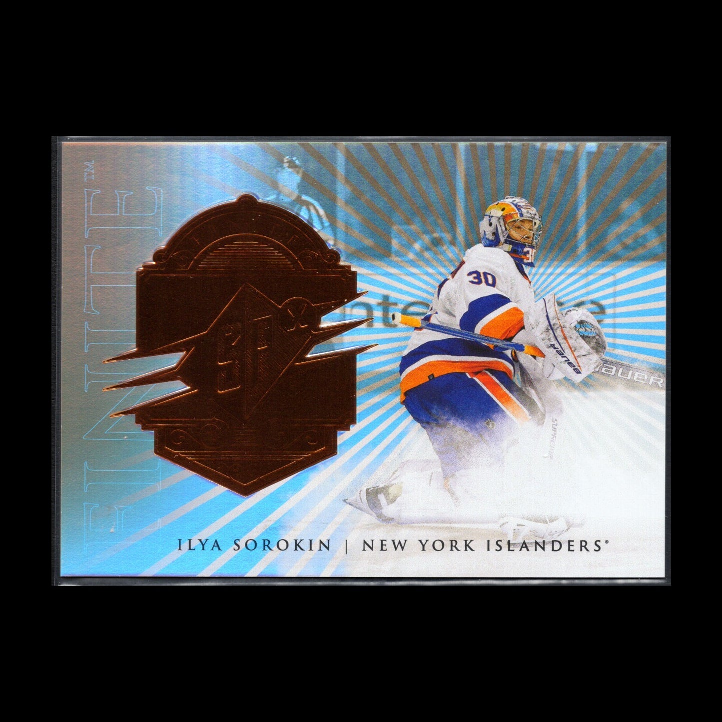2024-25 Upper Deck SPx ILYA SOROKIN #F-17 Finite Bronze /599 New York Islanders