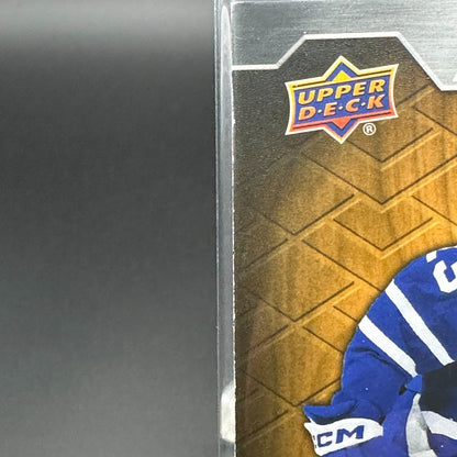 2023-24 UD Engrained MATTHEW KNIES #106 Oak Rookie RC /399