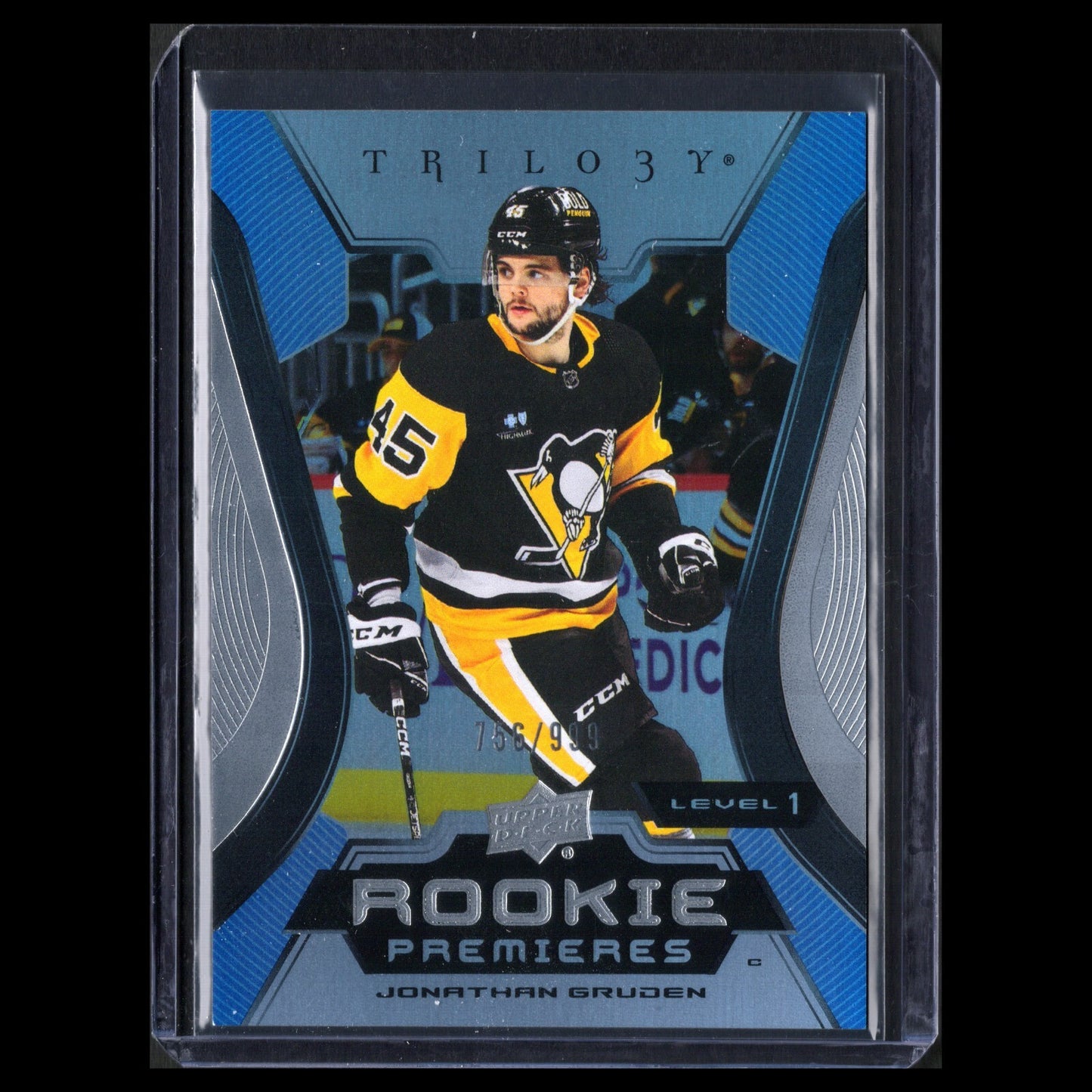 2023-24 UD Trilogy JONATHAN GRUDEN #104 Rookie premieres Level 1 /999