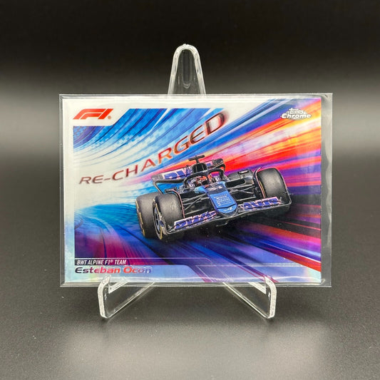2024 Topps Chrome Formula 1 ESTEBAN OCON #RECH-9 Re-Charged