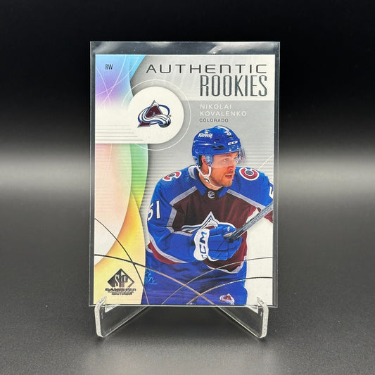 2024-25 UD SP Game Used NIKOLAI KOVALENKO #229 Rookie RC