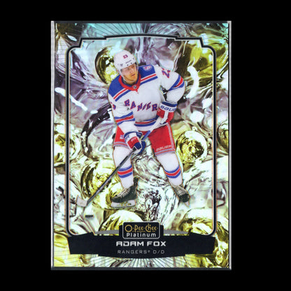 2022-23 O-Pee-Chee Platinum ADAM FOX #111 Liquid Metal 315/349 - NY Rangers