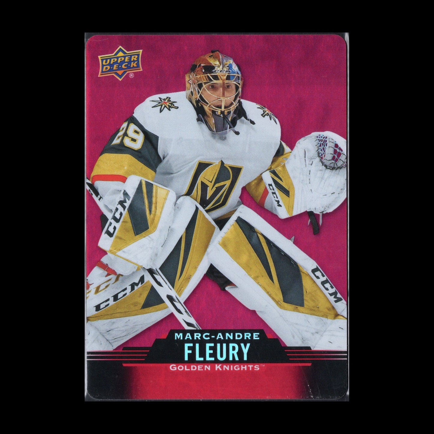 2020-21 UD Tim Hortons MARC-ANDRE FLEURY #DC-45 Red Die Cut Vegas Golden Knights