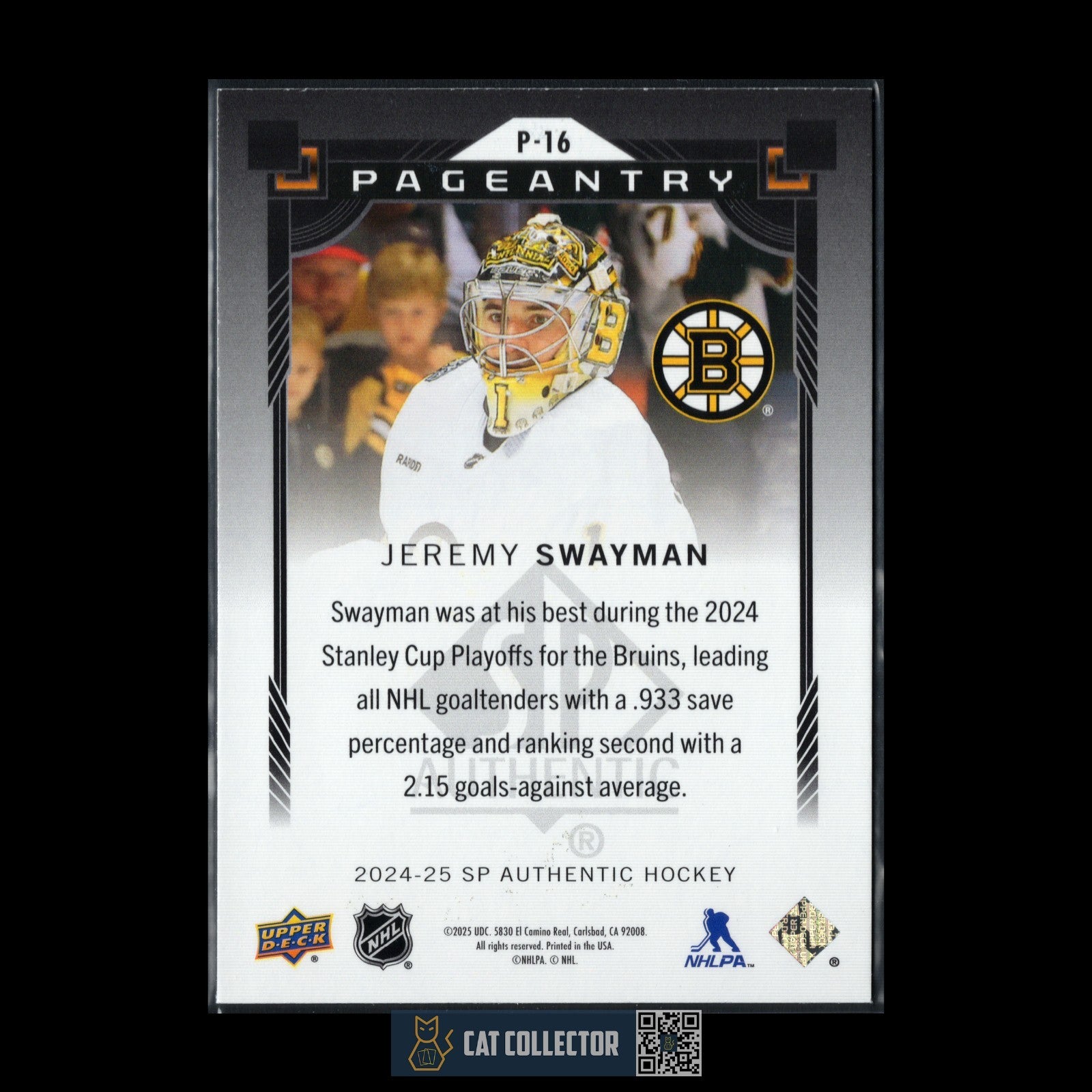 2024-25 UD SP Authentic JEREMY SWAYMAN #P-16 Pageantry
