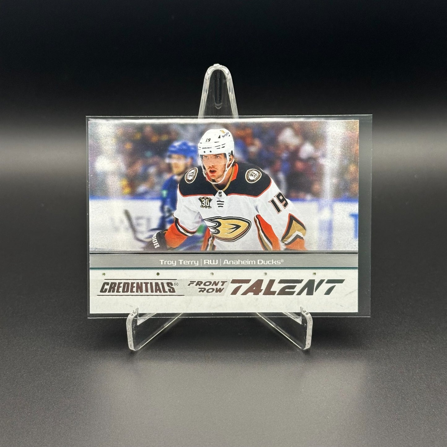 2024-25 UD Credentials TROY TERRY #FRT-TT Front Row Talent - Anaheim Ducks