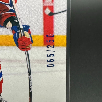 2024-25 UD Series 1 JURAJ SLAFKOVSKY #101 Deluxe /250 Montreal Canadiens