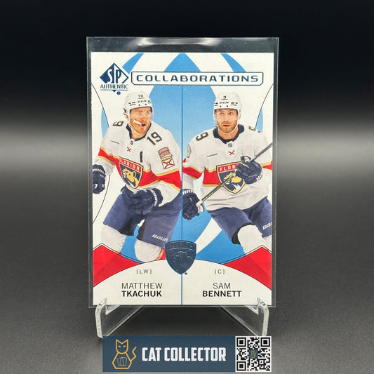 2024-25 UD SP Authentic MATTHEW TKACHUK / SAM BENNETT #C-12 Collaborations