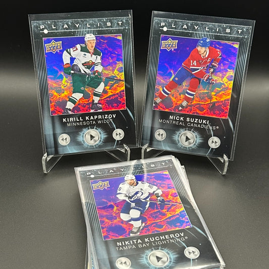 2024-25 Upper Deck Series 2 PLAYLIST inserts ~ YOU PICK from the list!