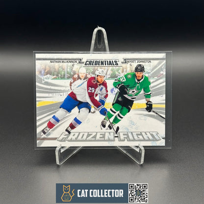 2024-25 UD Credentials NATHAN MACKINNON / WYATT JOHNSTON #FF-JM Frozen Fight