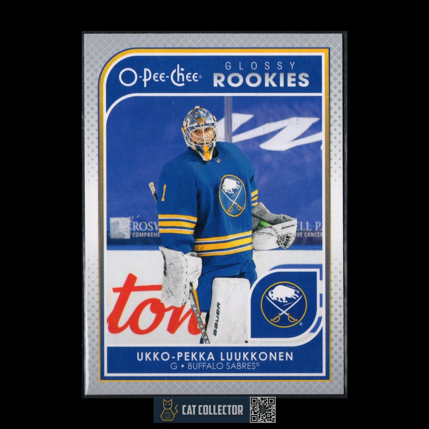 2021-22 UD Series 2 UKKO-PEKKA LUUKKONEN #R-16 OPC Glossy Rookies Silver RC