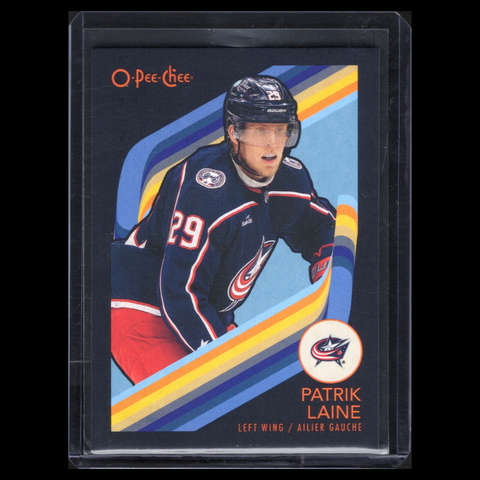 2023-24 O-Pee-Chee PATRIK LAINE #147 Retro Black Border Parallel 70/100