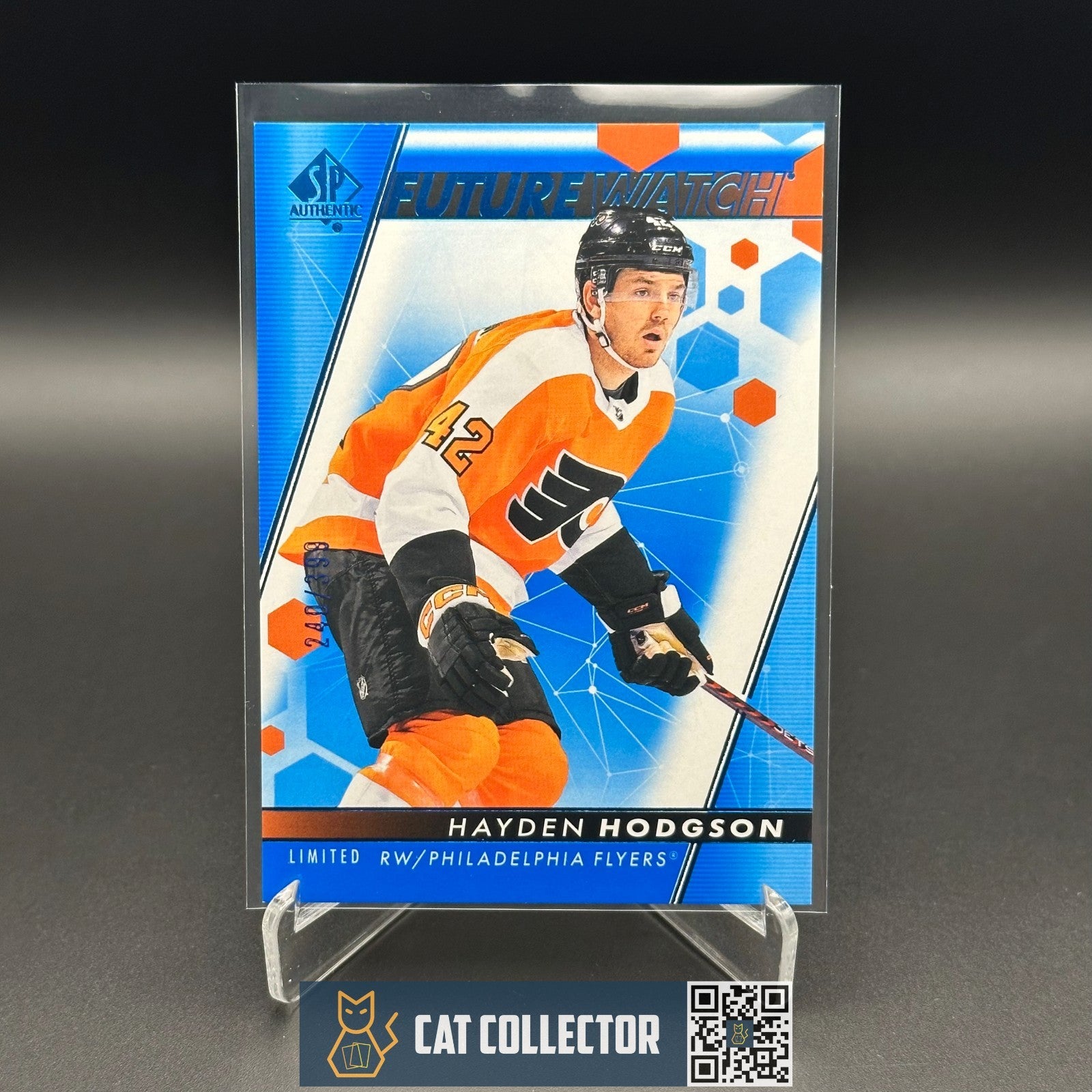 2022-23 UD SP Authentic HAYDEN HODGSON #169 Future Watch Limited Blue RC /399