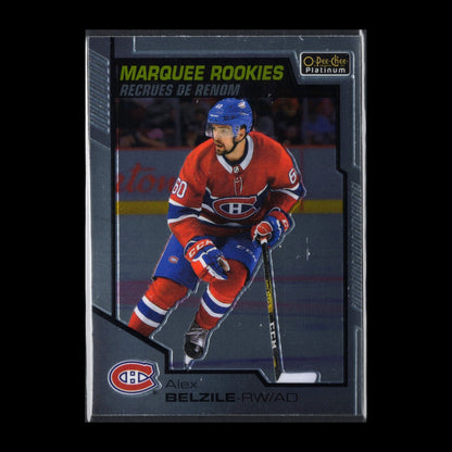 2020-21 O-Pee-Chee Platinum ALEX BELZILE #187 Marquee Rookie RC - MTL Canadiens