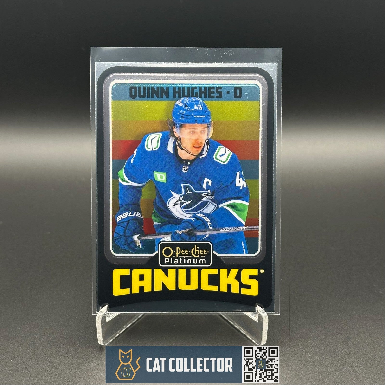 2024-25 O-Pee-Chee Platinum QUINN HUGHES #R21 Retro