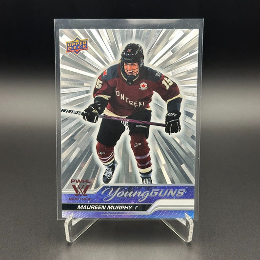 2024-25 UD PWHL MAUREEN MURPHY #57 Young Guns Outburst RC - 1st EDITION!