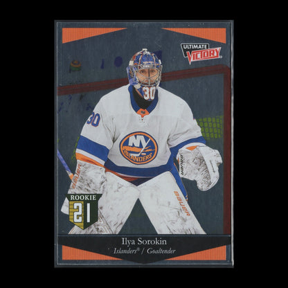 2020-21 UD Extended Series ILYA SOROKIN #UV-38 Ultimate Victory Rookie RC