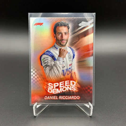 2024 Topps Chrome Formula 1 DANIEL RICCIARDO #SD-18 Speed demons