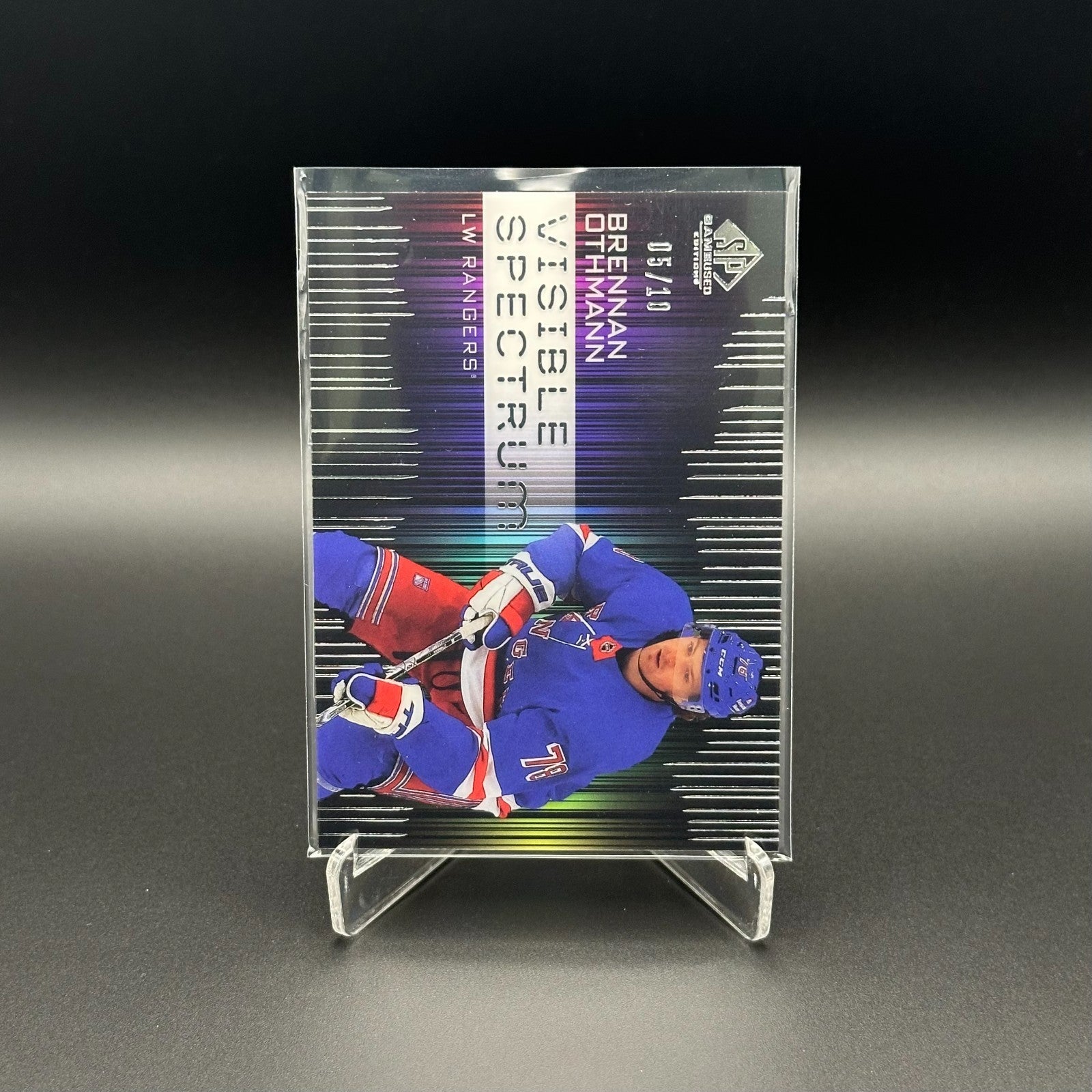 2024-25 SP Game Used BRENNAN OTHMANN #VSW-23 Visible Spectrum White RC 5/10