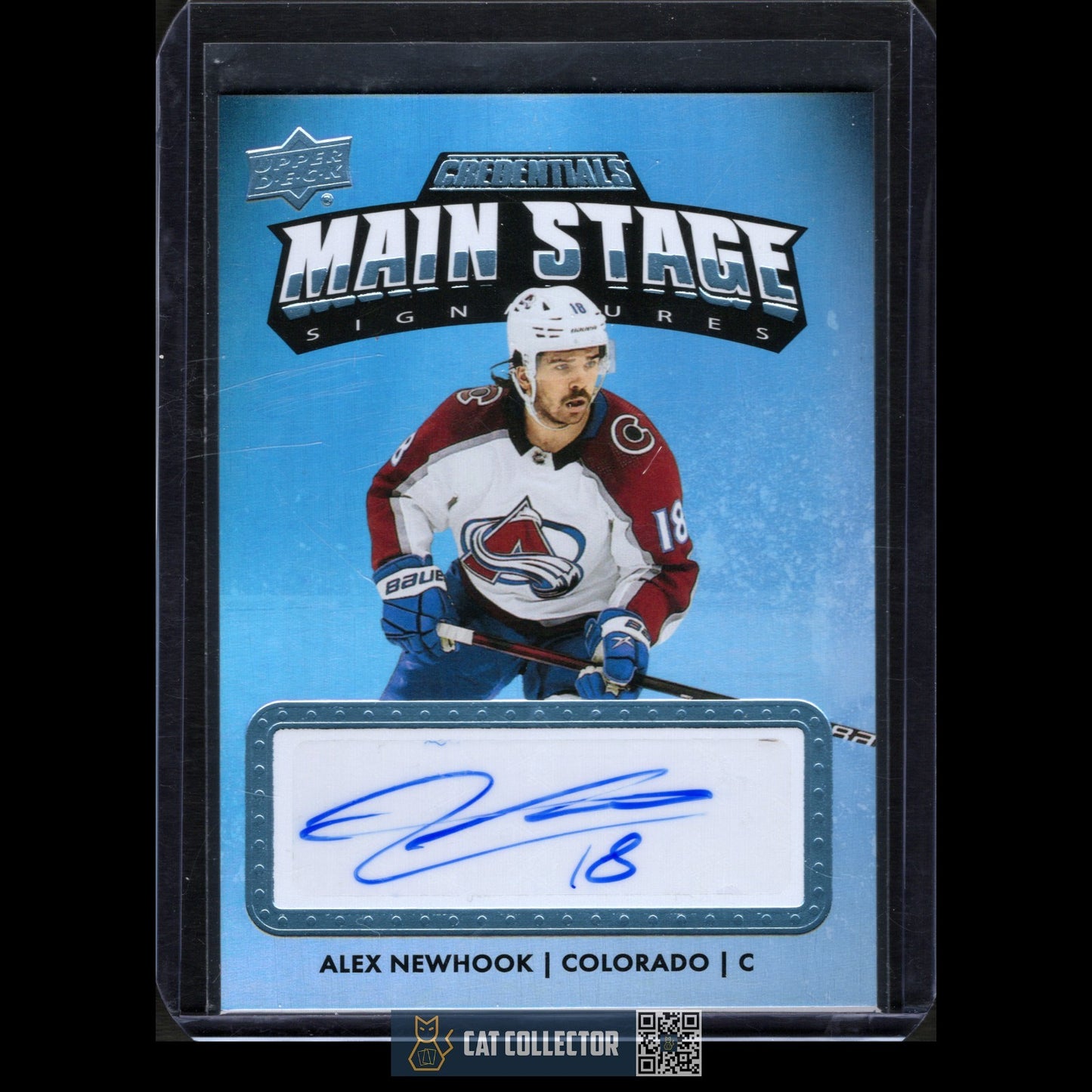 2022-23 UD Credentials ALEX NEWHOOK #MS-AN Main Stage Autograph