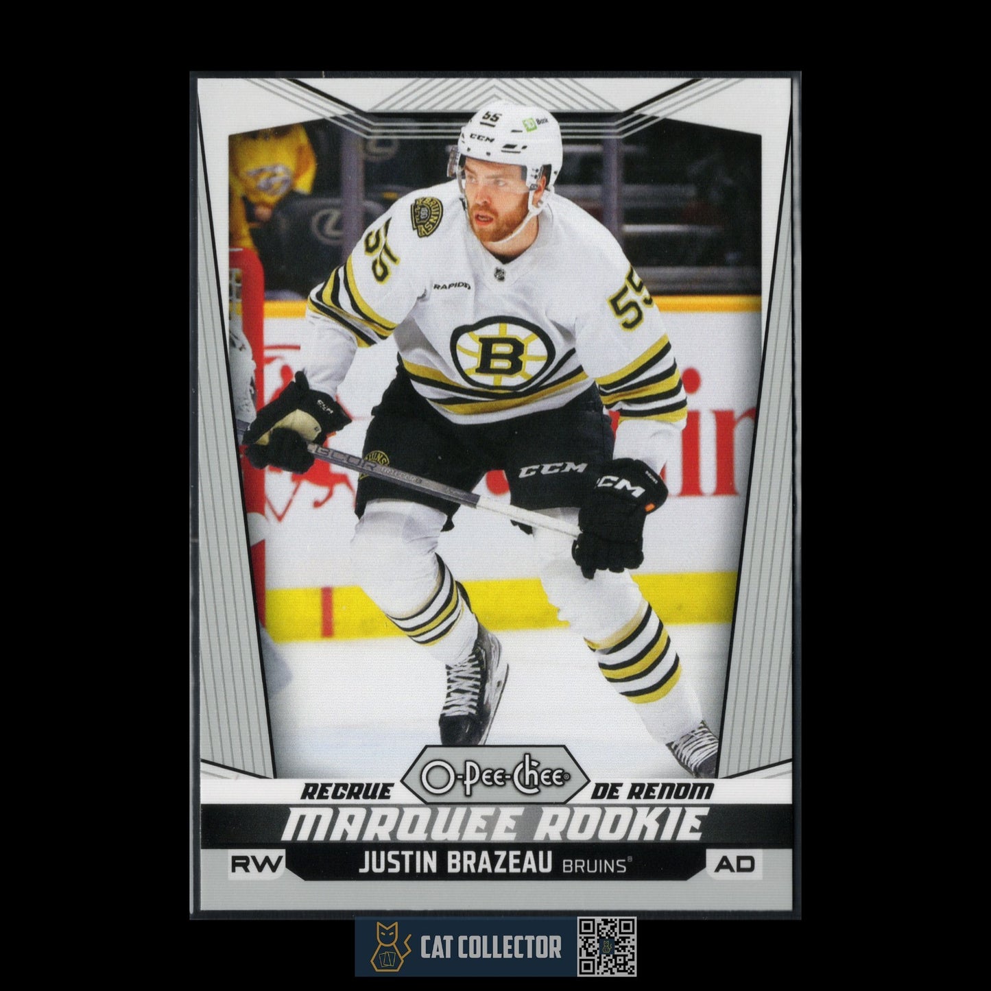 2024-25 O-Pee-Chee Hockey JUSTIN BRAZEAU #582 Marquee Rookie RC