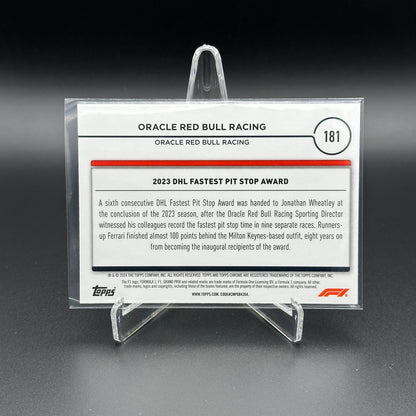 2024 Topps F1 ORACLE RED BULL RACING #181 Mini Diamonds Refractors 270/299