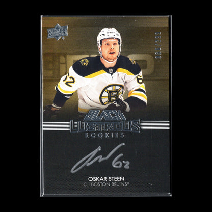 2021-22 UD Black Diamond OSKAR STEEN #LR-OS Lustrous Rookies RC /299 AUTO