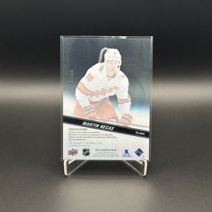 2024-25 UD Credentials MARTIN NECAS #TA-MN Ticket Access Autograph /99