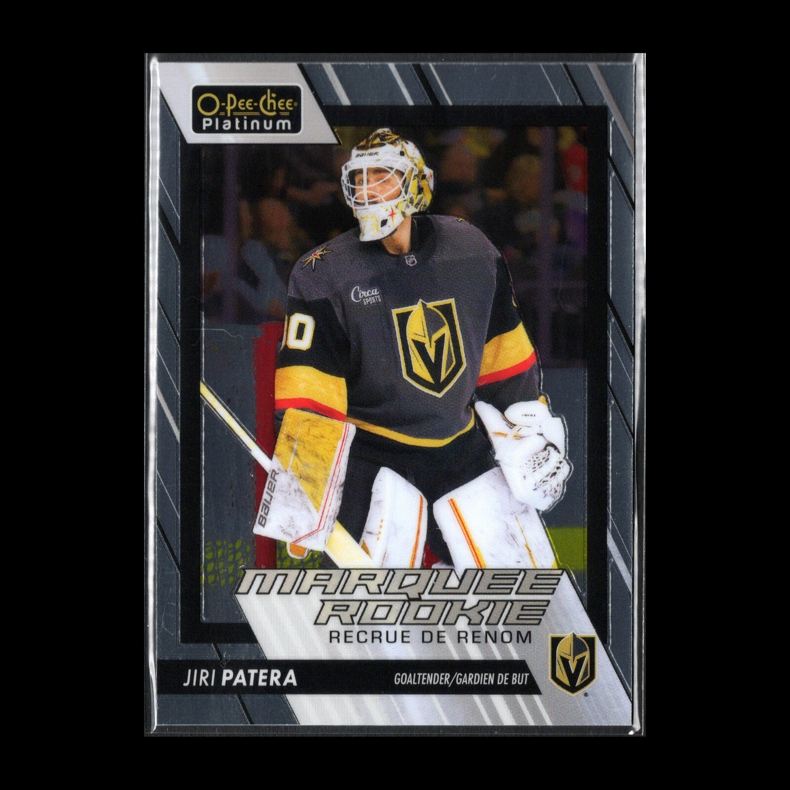 2023-24 OPC Platinum JIRI PATERA #268 Marquee rookie RC - Vegas Golden Knights