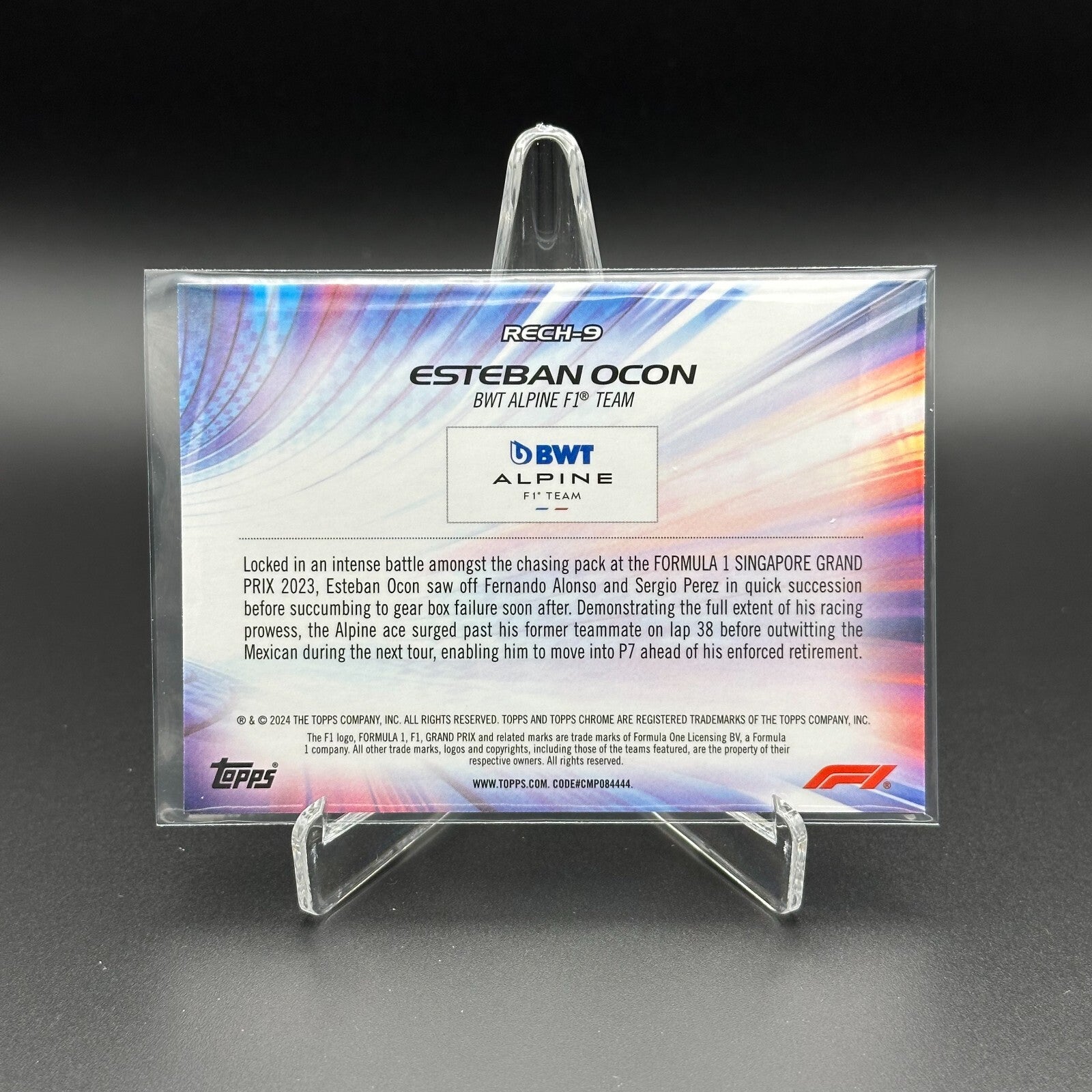2024 Topps Chrome Formula 1 ESTEBAN OCON #RECH-9 Re-Charged