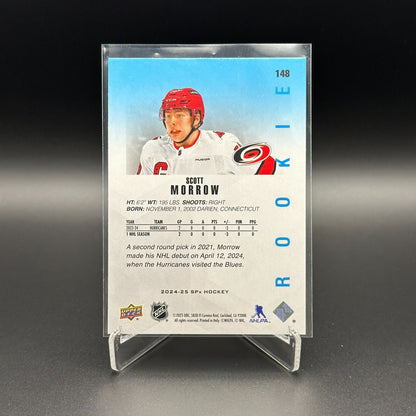 2024-25 Upper Deck SPx SCOTT MORROW #148 RC - Carolina Hurricanes