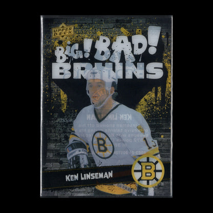 2023-24 UD Boston Bruins Centennial KEN LINSEMAN #196 Big Bad Bruins Acetate