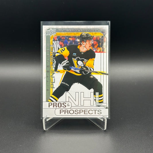 2024-25 UD Extended series RUTGER MCGROARTY #PP-7 Pros & Prospects Rookie RC