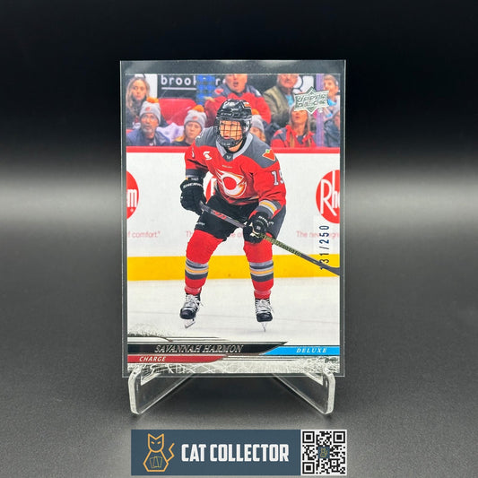 2024-25 UD PWHL SAVANNAH HARMON #5 Deluxe /250 - Ottawa Charge