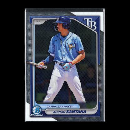 2024 Topps Chrome Bowman ADRIAN SANTANA #BCP-61 Prospect RC - Tampa Bay Rays