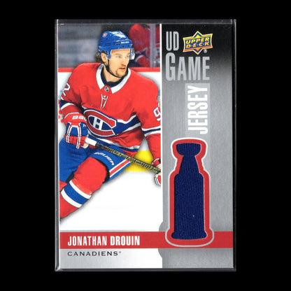 2019-20 UD Series 1 JONATHAN DROUIN #GJ-JD UD Game Jersey - MTL Canadiens