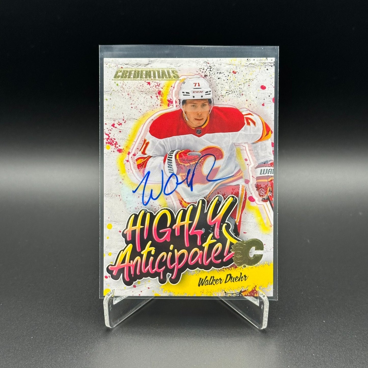 2023-24 UD Credentials WALKER DUEHR #HA-25 Highly Anticipated Autograph Rookie