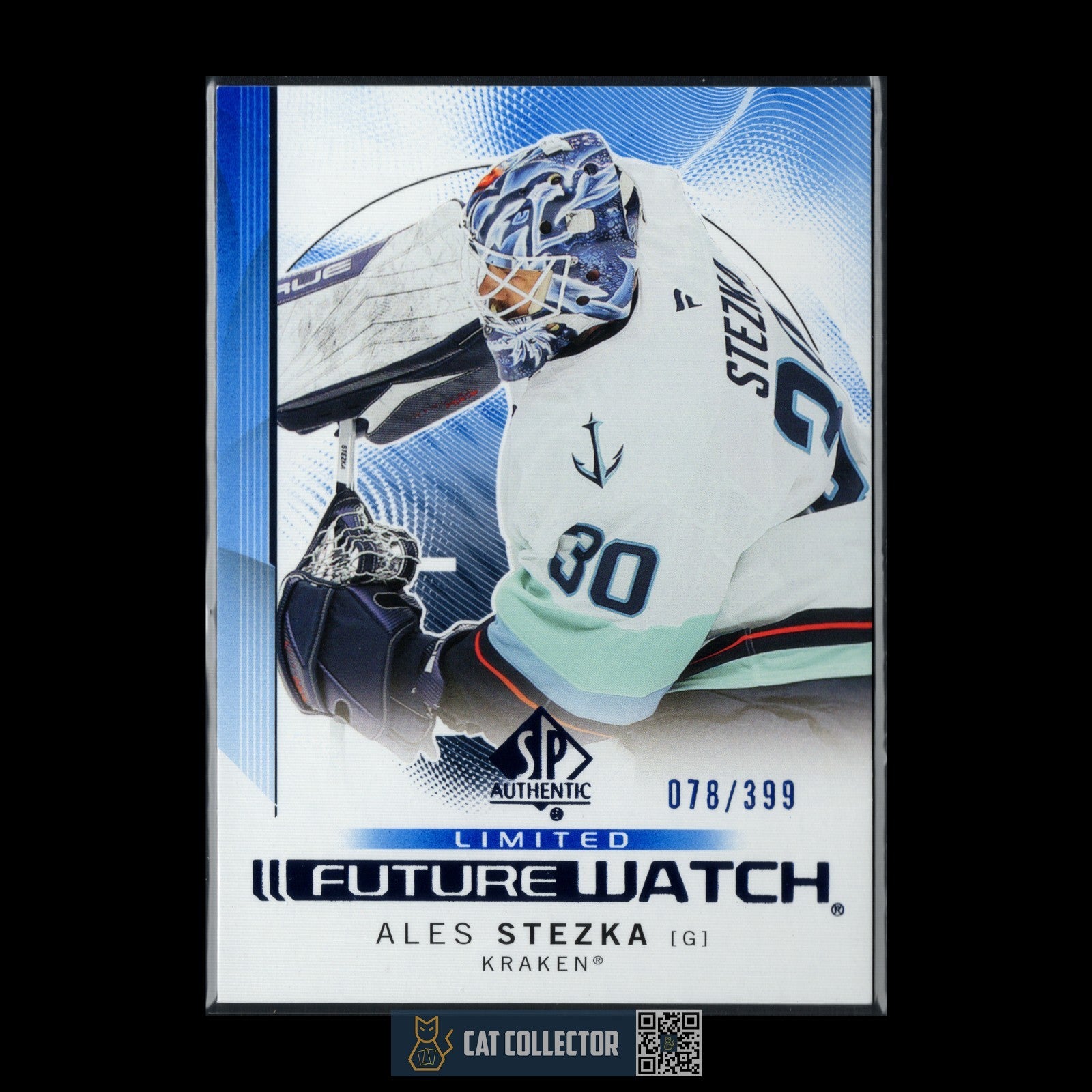 2024-25 UD SP Authentic ALES STEZKA #200 Future Watch Limited Blue RC /399