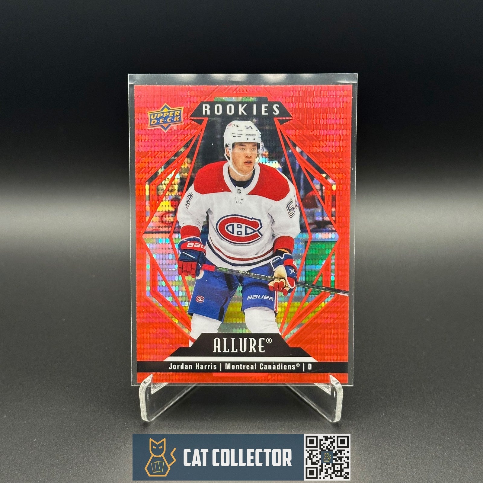 2022-23 UD Allure JORDAN HARRIS #105 Red Rainbow Rookie RC
