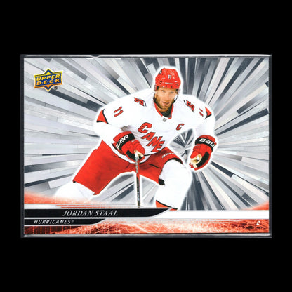 2024-25 UD Series 2 JORDAN STAAL #275 Outburst - Carolina Hurricanes