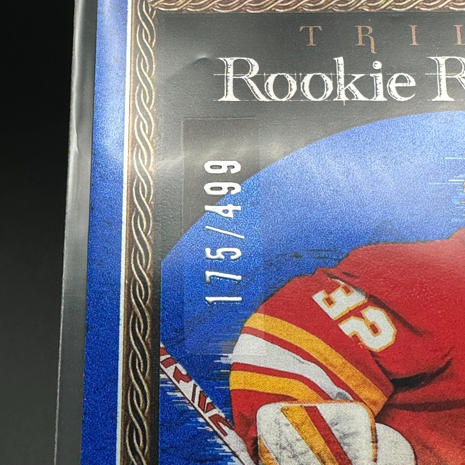 2023-24 UD Trilogy DUSTIN WOLF #RR-19 RC Rookie Renditions Blue 175/499