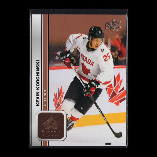 2023 Upper Deck Team Canada Juniors KEVIN KORCHINSKI #18 Rose gold