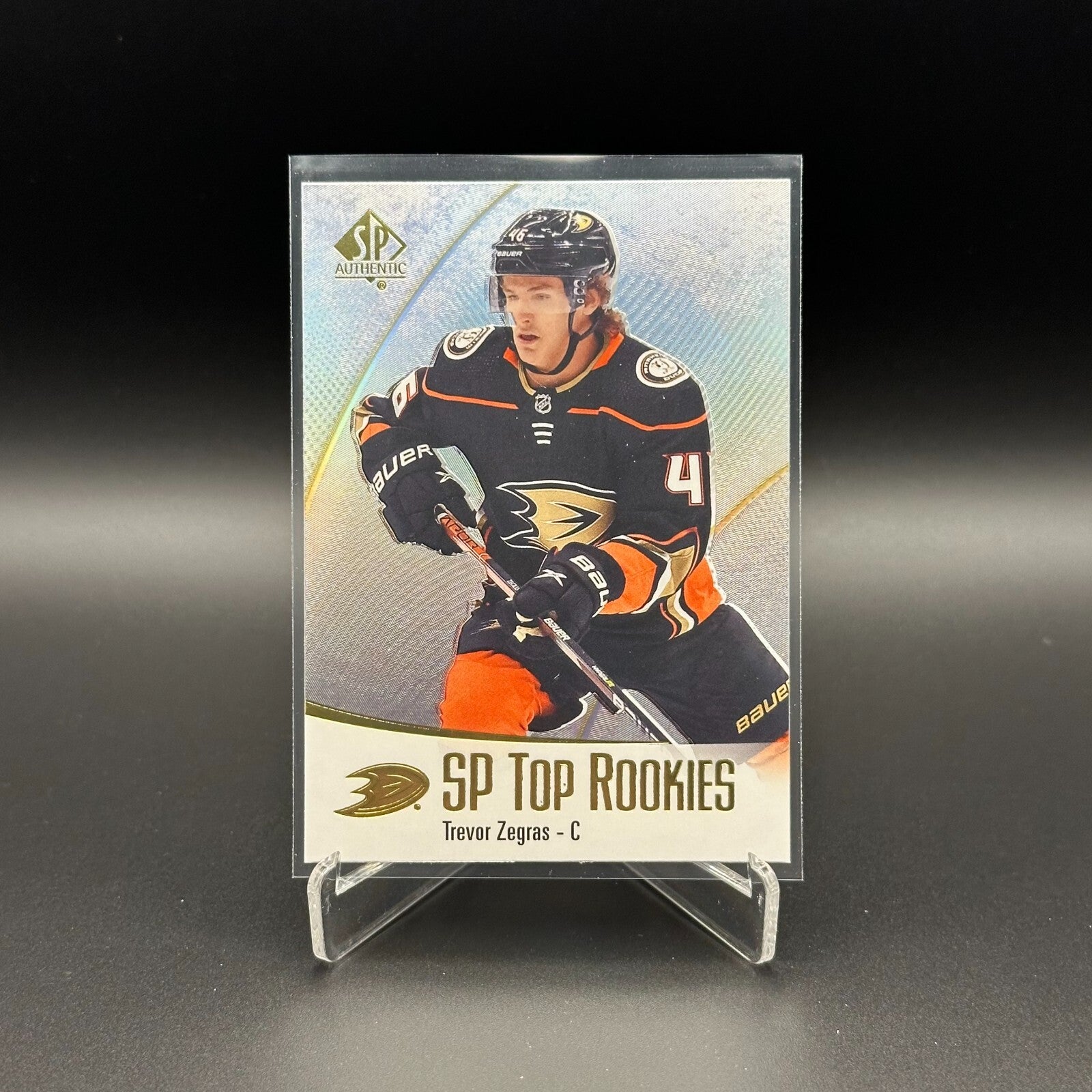 2021-22 UD SP Authentic TREVOR ZEGRAS #TR-50 SP Top Rookies RC