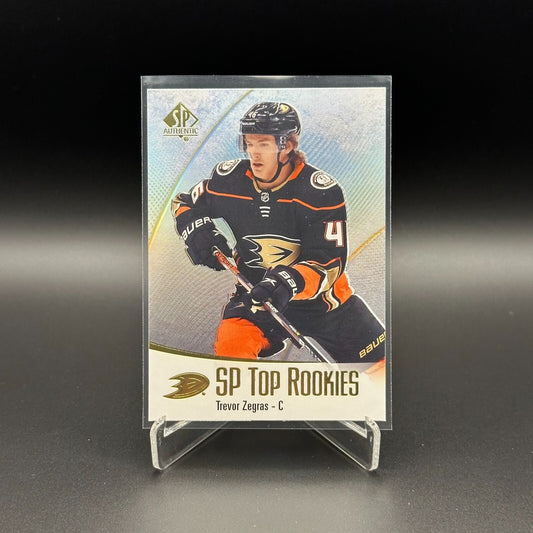 2021-22 UD SP Authentic TREVOR ZEGRAS #TR-50 SP Top Rookies RC