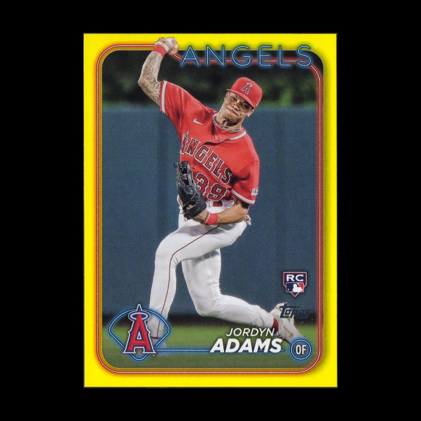 2024 Topps Series 2 JORDYN ADAMS #470 ROOKIE Yellow border parallel