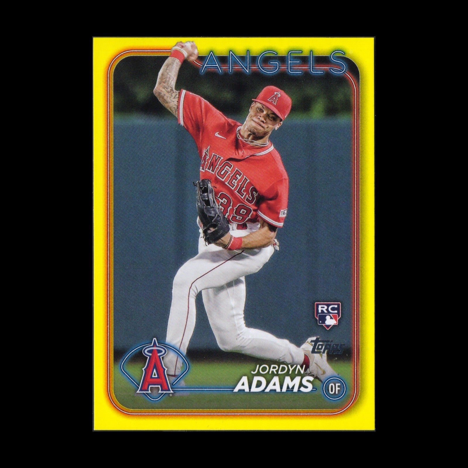 2024 Topps Series 2 JORDYN ADAMS #470 ROOKIE Yellow border parallel