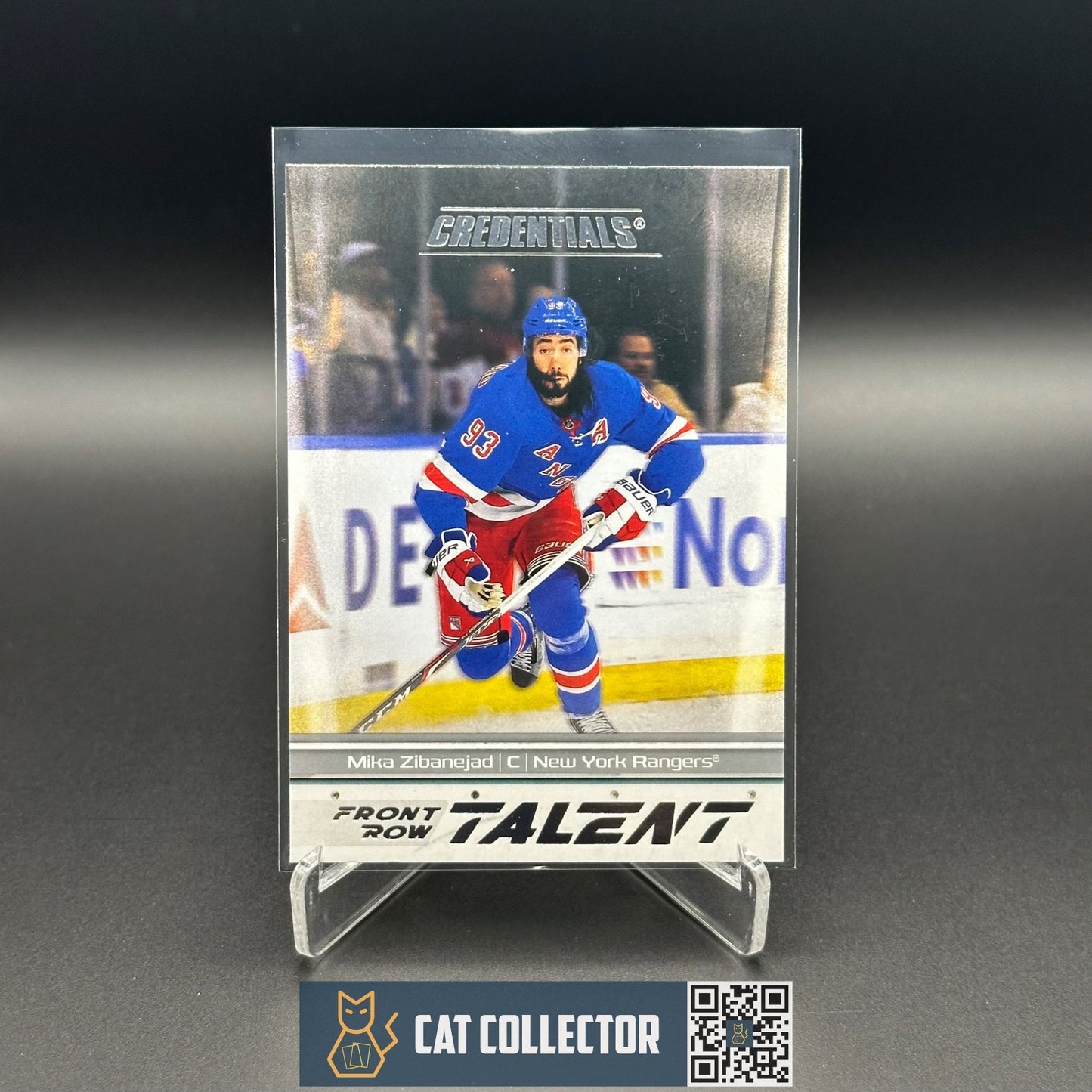 2024-25 UD Credentials MIKA ZIBANEJAD #FRT-MZ Front Row Talent